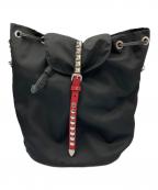 PRADAプラダ）の古着「リュック」｜ブラック