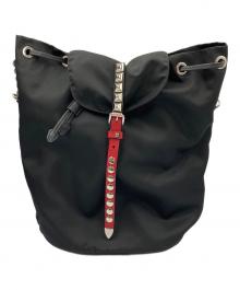 PRADA（プラダ）の古着「リュック」｜ブラック