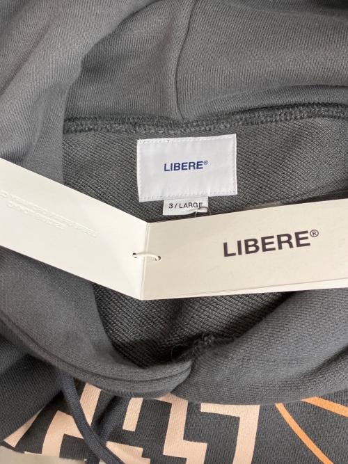 LIBERE（リベーレ）LIBERE (リベーレ) パーカー ブラック サイズ:SIZE Lの古着・服飾アイテム