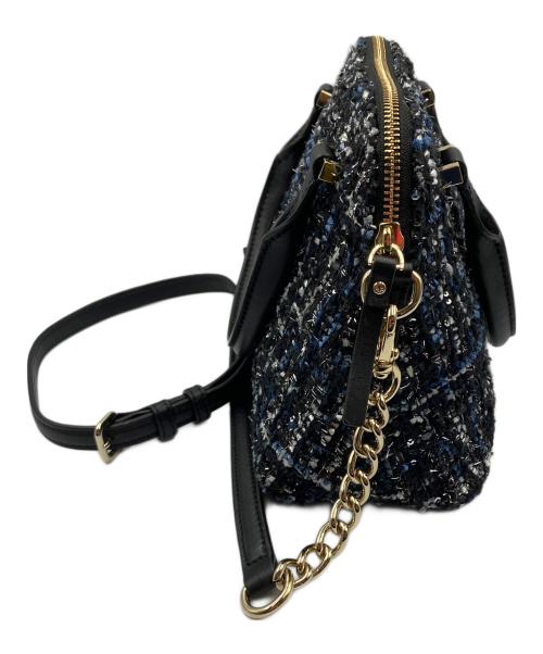 Kate Spade（ケイトスペード）Kate Spade (ケイトスペード) ショルダーバッグ ブラック×ブルーの古着・服飾アイテム
