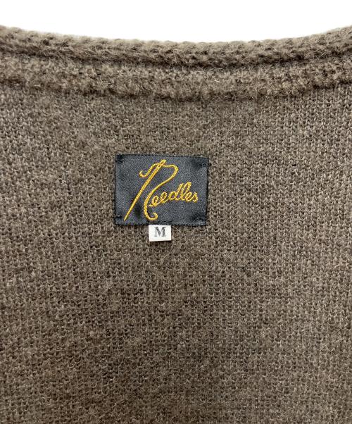 Needles（ニードルズ）Needles (ニードルズ) ニットカーディガン ブラウン サイズ:SIZE Mの古着・服飾アイテム