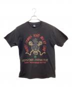 stussy×NINE RULAZ LINE×Mighty Crownステューシー×ナインルーラーズライン×マイティークラウン）の古着「半袖カットソー」｜ブラック