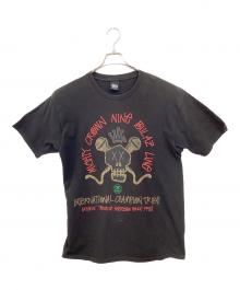stussy×NINE RULAZ LINE×Mighty Crown（ステューシー×ナインルーラーズライン×マイティークラウン）の古着「半袖カットソー」｜ブラック