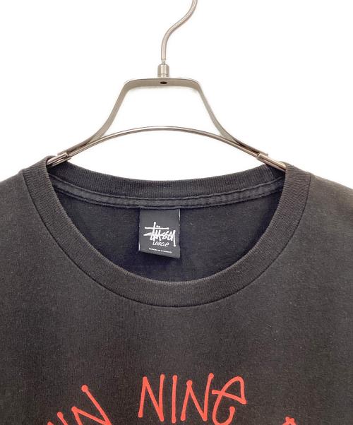 stussy（ステューシー）stussy (ステューシー) NINE RULAZ LINE (ナインルーラーズライン) Mighty Crown (マイティークラウン) 半袖カットソー ブラック サイズ:Lの古着・服飾アイテム