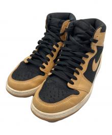 NIKE（ナイキ）の古着「スニーカー　Nike Air Jordan 1 Retro High OG "Vachetta Tan"（ナイキ エアジョーダン1 レトロ ハイ OG "バケッタ タン"）」｜カーキ×ブラック