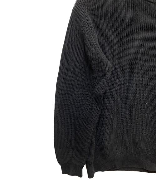 BEAUTY&YOUTH UNITED ARROWS（ビューティーアンドユースユナイテッドアローズ）BEAUTY&YOUTH UNITED ARROWS (ビューティーアンドユースユナイテッドアローズ) 厚手ニット ブラック サイズ:Lの古着・服飾アイテム