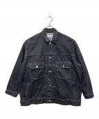 Graphpaperグラフペーパー）の古着「デニムジャケット」｜インディゴ