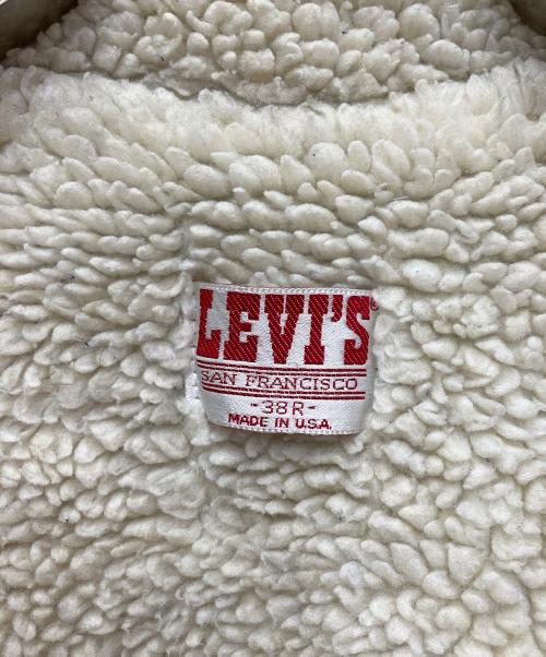 LEVI'S（リーバイス）LEVI'S (リーバイス) ボアデニムジャケット スカイブルー サイズ:38Rの古着・服飾アイテム