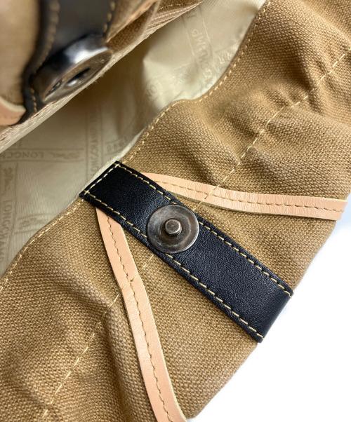 LONGCHAMP（ロンシャン）LONGCHAMP (ロンシャン) ハンドバッグ ブラウンの古着・服飾アイテム