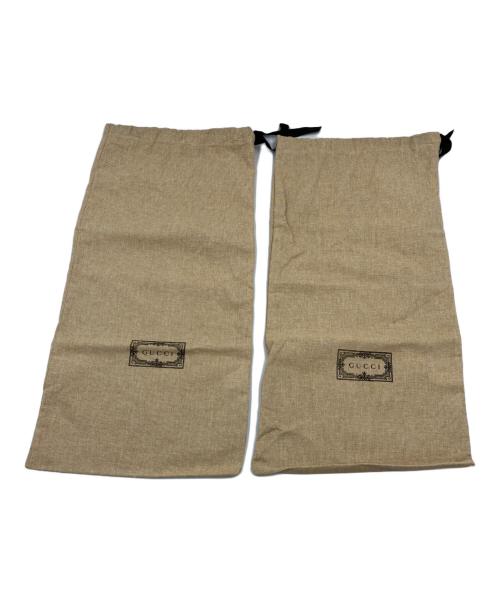 GUCCI（グッチ）GUCCI (グッチ) BASKET LOW レザーローカットスニーカー ゴールド×ピンク サイズ:SIZE　22.5cmの古着・服飾アイテム