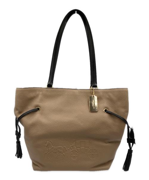 COACH（コーチ）COACH (コーチ) トートバッグ ベージュの古着・服飾アイテム