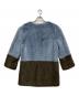 JUSGLITTY (ジャスグリッティー) ファージャケット ブルー サイズ:SIZE 2：9000円