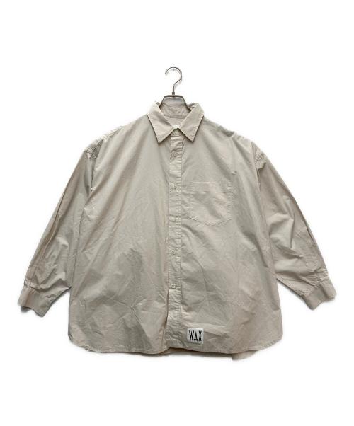 WAX（ワックス）WAX (ワックス) 長袖シャツ ベージュ サイズ:SIZE Mの古着・服飾アイテム