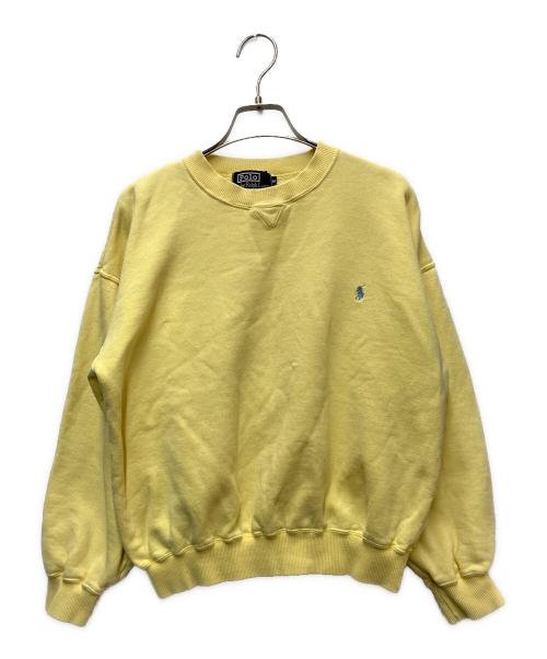 POLO RALPH LAUREN（ポロ・ラルフローレン）POLO RALPH LAUREN (ポロ・ラルフローレン) スウェット イエロー サイズ:25の古着・服飾アイテム