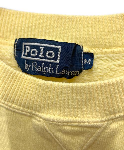 POLO RALPH LAUREN（ポロ・ラルフローレン）POLO RALPH LAUREN (ポロ・ラルフローレン) スウェット イエロー サイズ:25の古着・服飾アイテム