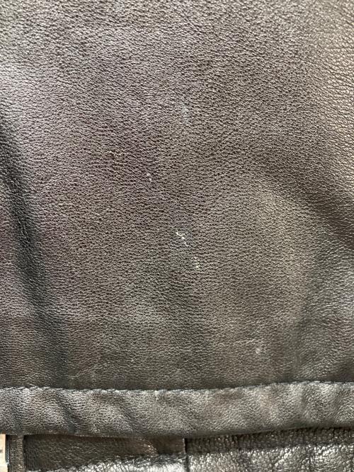 VANQUISH（ヴァンキッシュ）VANQUISH (ヴァンキッシュ) ゴートレザージャケット ブラック サイズ:SIZE Mの古着・服飾アイテム