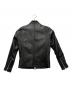 VANQUISH (ヴァンキッシュ) ゴートレザージャケット ブラック サイズ:SIZE M：11000円