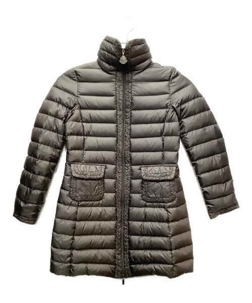 MONCLER（モンクレール）MONCLER (モンクレール) ダウンコート ブラウン サイズ:SIZE 0の古着・服飾アイテム