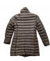 MONCLER (モンクレール) ダウンコート ブラウン サイズ:SIZE 0：30000円
