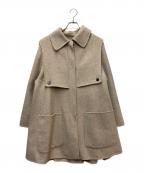 lullu12ルル トゥエルブ）の古着「lullu12　ウールコート」｜ブラウン