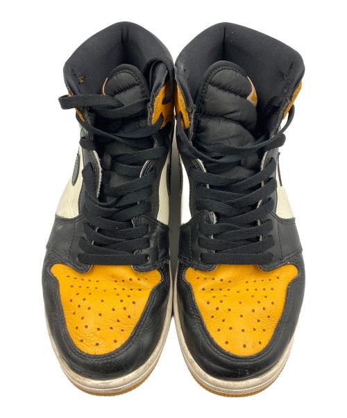 NIKE（ナイキ）NIKE (ナイキ) AIR JORDAN 1 RETRO HIGH OG(エアジョーダン1 レトロ ハイ オージー） ブラック×オレンジ サイズ:27.5の古着・服飾アイテム