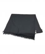 GUCCIグッチ）の古着「ウールマフラー」｜ブラック