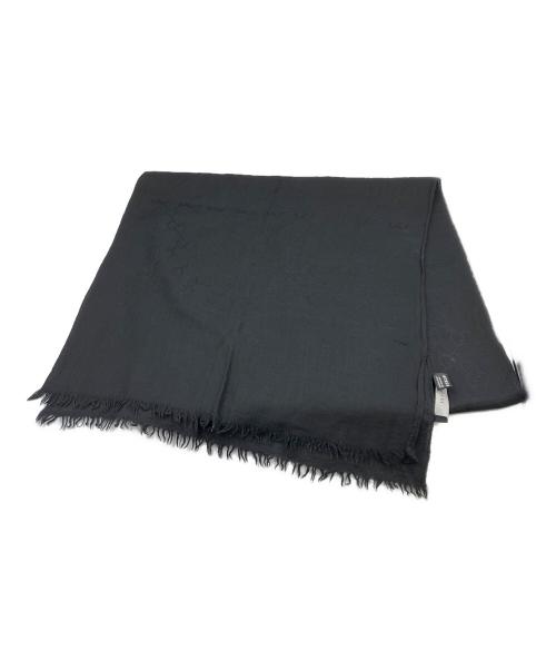 GUCCI（グッチ）GUCCI (グッチ) ウールマフラー ブラックの古着・服飾アイテム