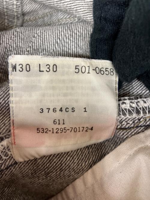 LEVI'S（リーバイス）LEVI'S (リーバイス) 90s先染めデニムパンツ ブラック サイズ:SIZE 76cm (W30)の古着・服飾アイテム