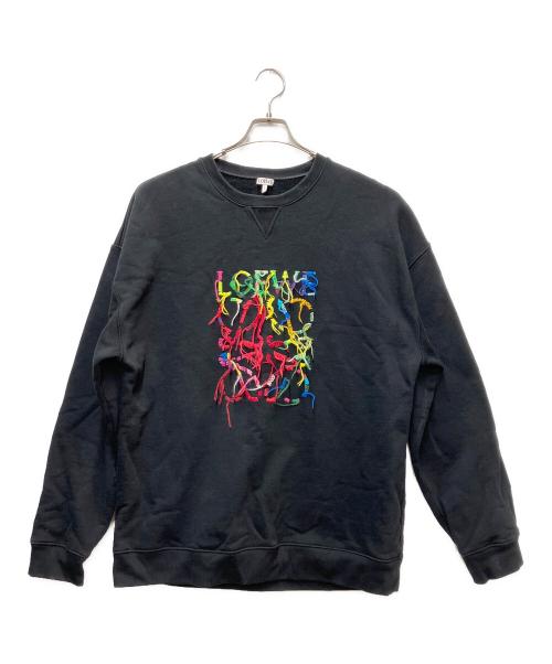 LOEWE（ロエベ）LOEWE (ロエベ) スウェット ブラック サイズ:SIZE XLの古着・服飾アイテム