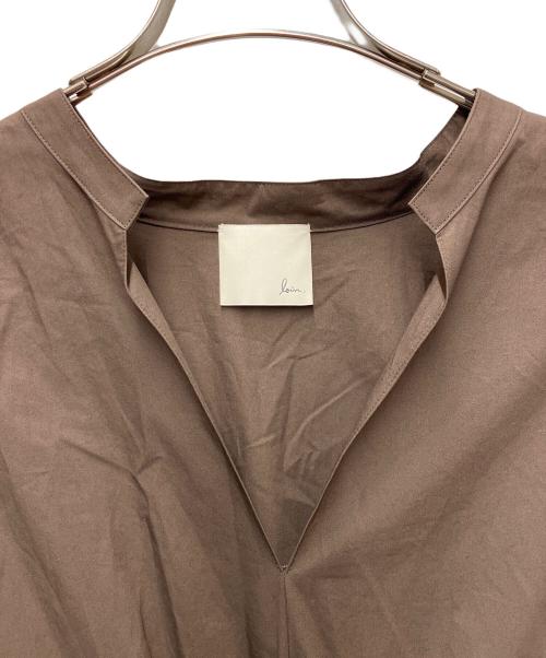 loin.（ロワン）loin. (ロワン) loin.　長袖ワンピース ブラウン サイズ:SIZE　38の古着・服飾アイテム
