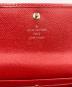 中古・古着 LOUIS VUITTON (ルイ ヴィトン) 長財布 レッド：15000円