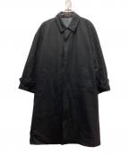 COMME des GARCONS HOMMEコムデギャルソン オム）の古着「ステンカラーコート」｜ブラック