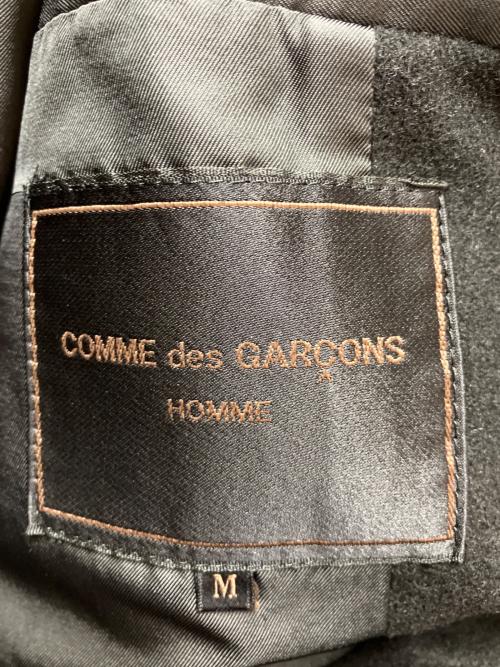 COMME des GARCONS HOMME（コムデギャルソン オム）COMME des GARCONS HOMME (コムデギャルソン オム) ステンカラーコート ブラック サイズ:SIZE Mの古着・服飾アイテム