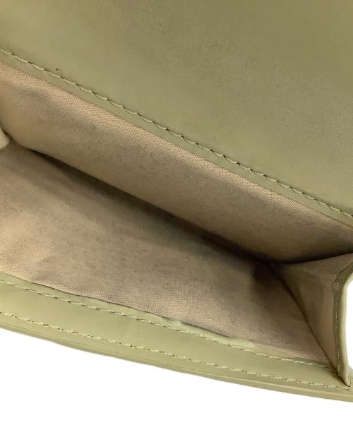 Chloe（クロエ）Chloe (クロエ) スモールトリフォールドウォレット グリーン×カーキの古着・服飾アイテム