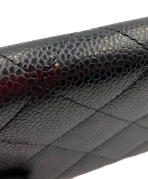 CHANEL（シャネル）CHANEL (シャネル) 長財布　マトラッセ ブラックの古着・服飾アイテム