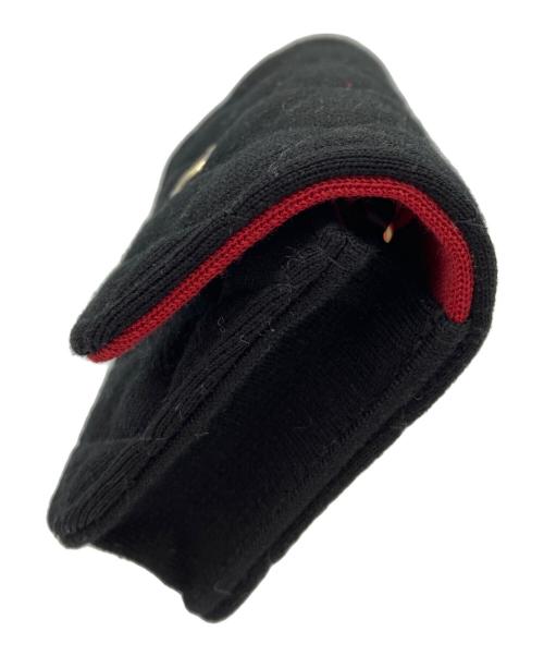 CHANEL（シャネル）CHANEL (シャネル) ミニミニ マトラッセ チェーンショルダーバッグ ブラック×レッドの古着・服飾アイテム