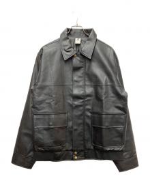 ELEMENT（エレメント）の古着「フェイクレザージャケット」｜ブラック