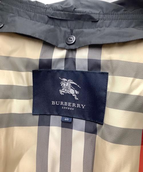 BURBERRY（バーバリー）BURBERRY (バーバリー) ライナー付コート ブラック サイズ:SIZE M (40)の古着・服飾アイテム