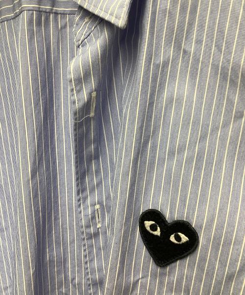 PLAY COMME des GARCONS（プレイコムデギャルソン）PLAY COMME des GARCONS (プレイコムデギャルソン) 半袖シャツ スカイブルー サイズ:SIZE Sの古着・服飾アイテム