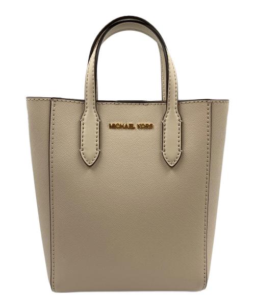 MICHAEL KORS（マイケル・コース）MICHAEL KORS (マイケル・コース) 2WAYショルダーバッグ ホワイトの古着・服飾アイテム