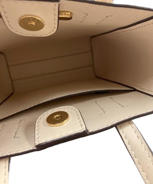 MICHAEL KORS（マイケル・コース）MICHAEL KORS (マイケル・コース) 2WAYショルダーバッグ ホワイトの古着・服飾アイテム