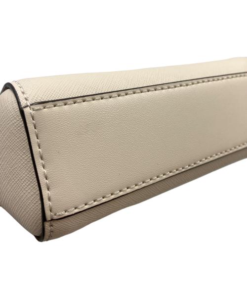 MICHAEL KORS（マイケル・コース）MICHAEL KORS (マイケル・コース) 2WAYショルダーバッグ ホワイトの古着・服飾アイテム