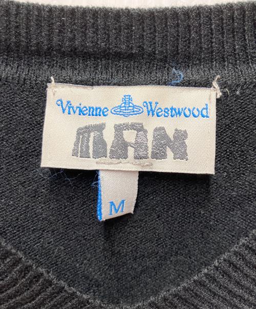 Vivienne Westwood man（ヴィヴィアン ウェストウッド マン）Vivienne Westwood man (ヴィヴィアン ウェストウッド マン) 薄手ニット ブラック サイズ:SIZE Mの古着・服飾アイテム