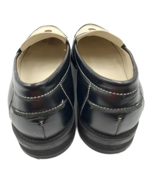 DUKE+DEXTER（デュークアンドデクスター）DUKE+DEXTER (デュークアンドデクスター) ローファー ブラック×ホワイト サイズ:SIZE 8の古着・服飾アイテム