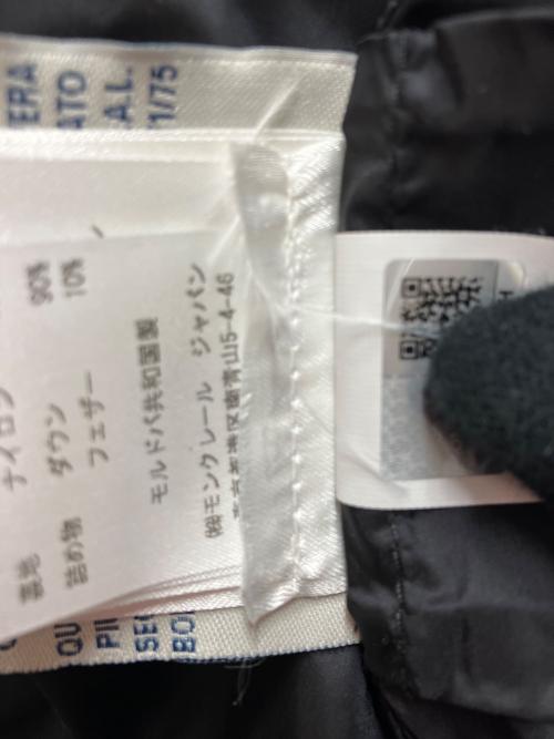MONCLER（モンクレール）MONCLER (モンクレール) ダウンジャケット ブラック サイズ:SIZE 2の古着・服飾アイテム
