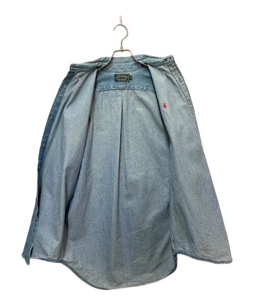 POLO COUNTRY（ポロカントリー）POLO COUNTRY (ポロカントリー) 90s長袖シャツ ブルー サイズ:SIZE Mの古着・服飾アイテム