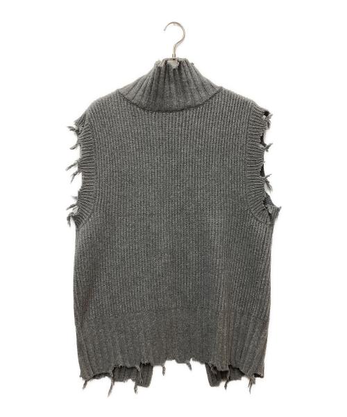 PERVERZE（パーバーズ）PERVERZE (パーバーズ) ノースリーブニット グレー サイズ:Freeの古着・服飾アイテム
