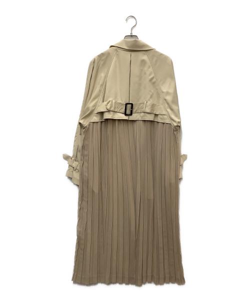 Ameri（アメリ）Ameri (アメリ) バックプリーツトレンチコート カーキ サイズ:FREEの古着・服飾アイテム