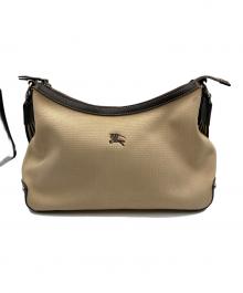 BURBERRY BLUE LABEL（バーバリー ブルー レーベル）の古着「ショルダーバッグ」｜ベージュ×ダークブラウン