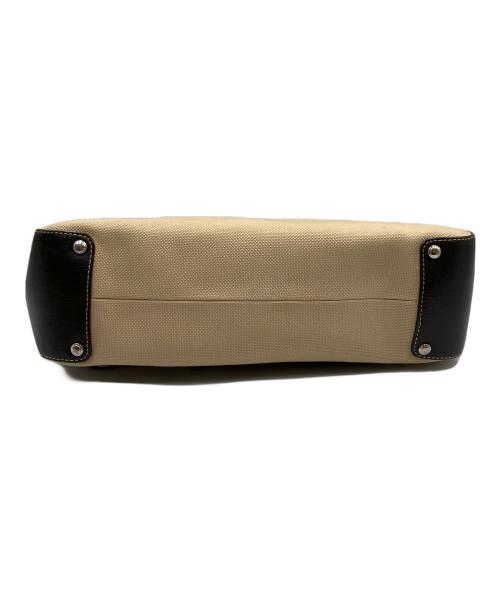 BURBERRY BLUE LABEL（バーバリー ブルー レーベル）BURBERRY BLUE LABEL (バーバリー ブルー レーベル) ショルダーバッグ ベージュ×ダークブラウンの古着・服飾アイテム